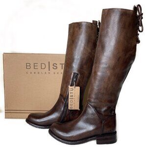 BED STU Manchester Distressed Leather Riding Boots BedStu Size 6